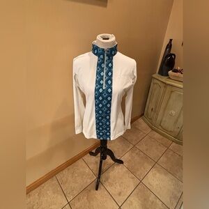 TuffRider Women’s Artemis EquiCool Riding Sun Shirt Ventilated Sleeves